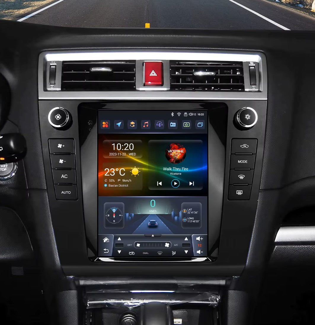 Subaru Outback 2015-2019 9.7" replacement radio with wireless Car Play and Android auto