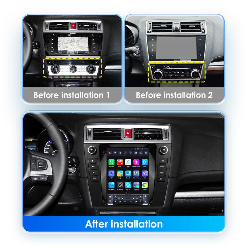 Subaru Outback 2015-2019 9.7" replacement radio with wireless Car Play and Android auto