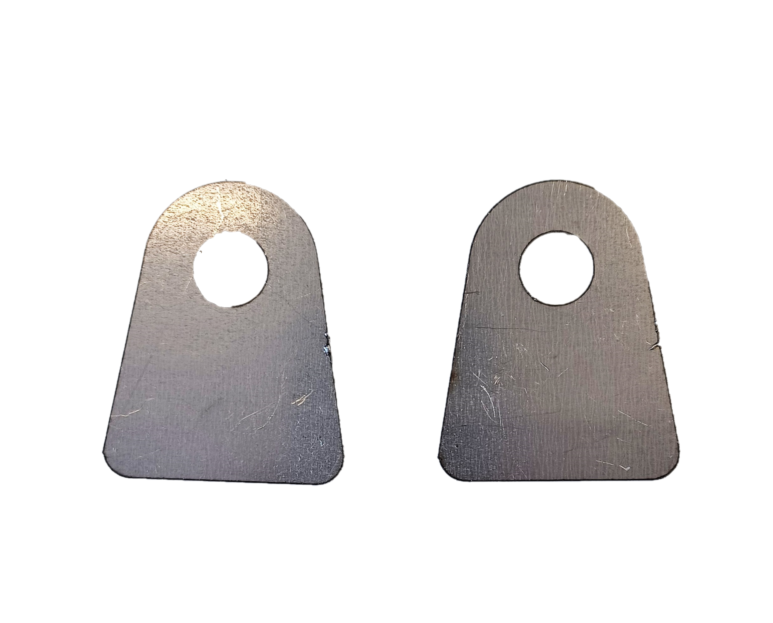 1.5" flat bottom panel mounting tab 1/8" thick Pair (2)