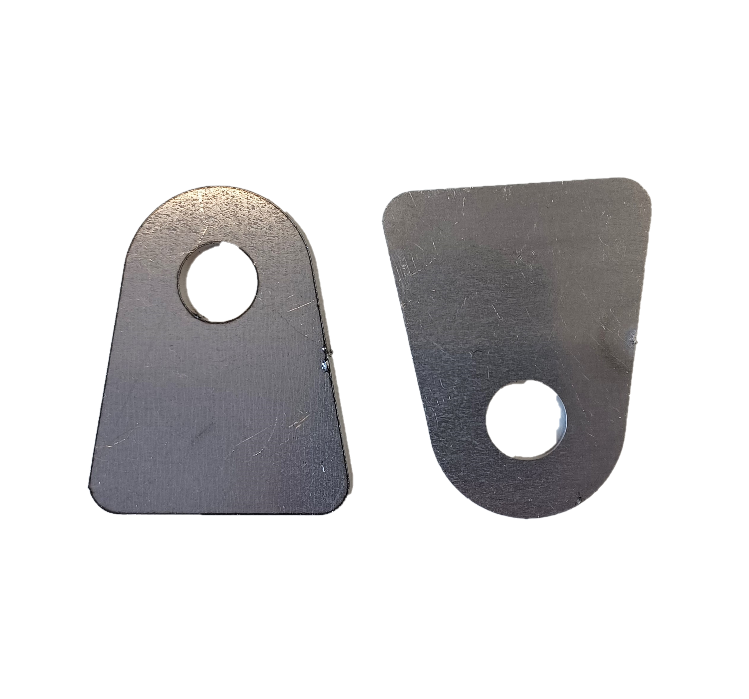 1.5" flat bottom panel mounting tab 1/8" thick Pair (2)
